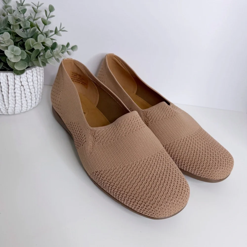 Comfortview Tessa Fabric Loafer Stretch Knit Size 10.5 WW Casual Comfort Walking